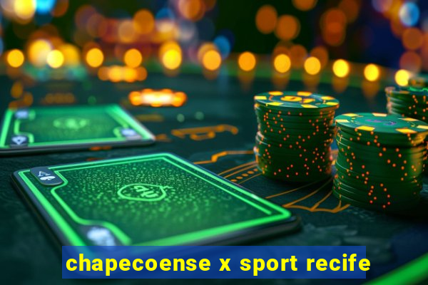 chapecoense x sport recife