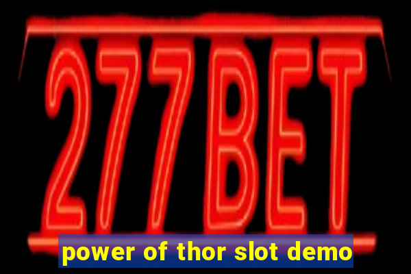 power of thor slot demo