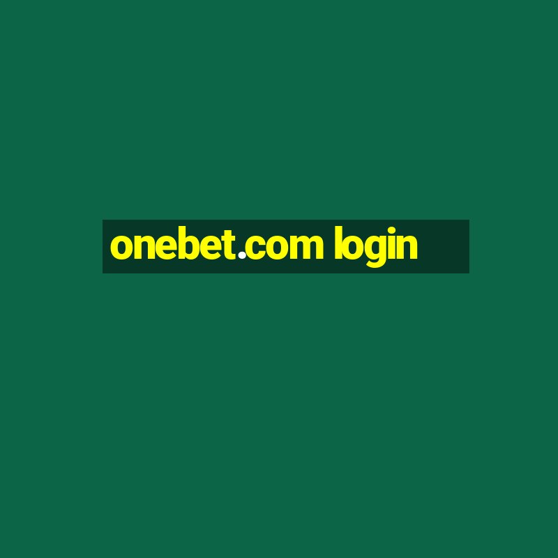 onebet.com login