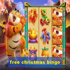 free christmas bingo