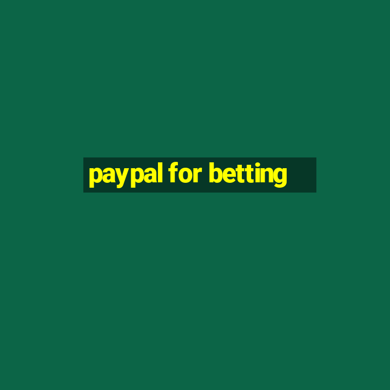 paypal for betting