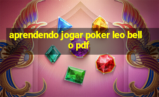 aprendendo jogar poker leo bello pdf