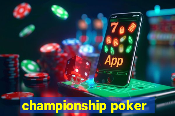 championship poker