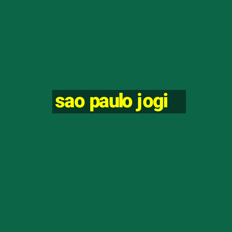 sao paulo jogi