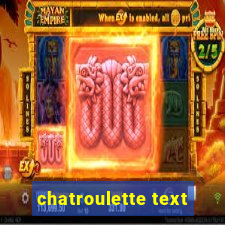 chatroulette text