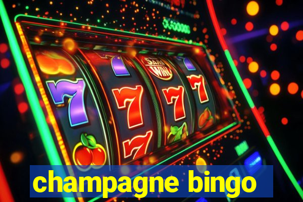 champagne bingo