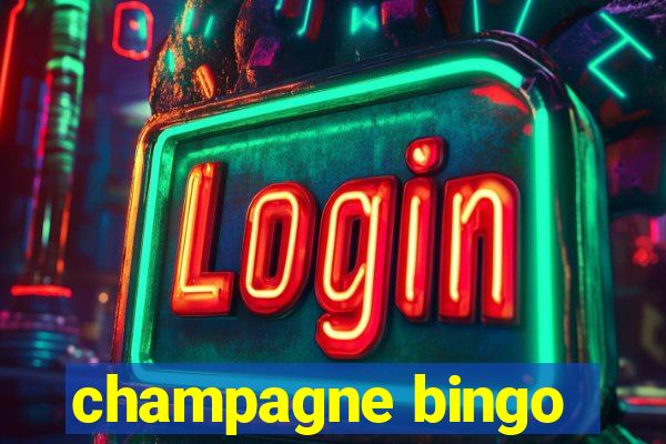 champagne bingo