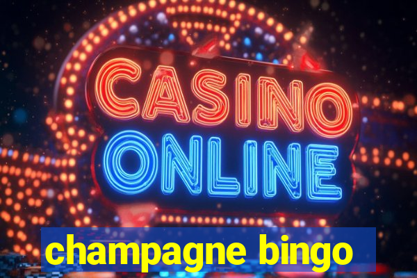 champagne bingo