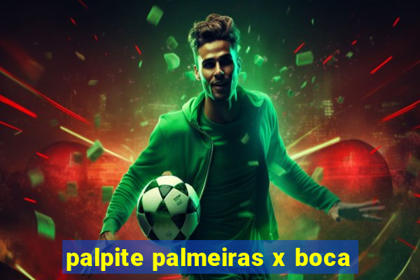 palpite palmeiras x boca