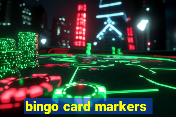 bingo card markers