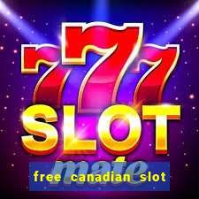 free canadian slot machine games