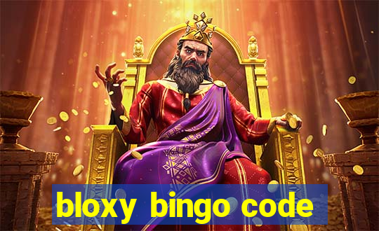 bloxy bingo code