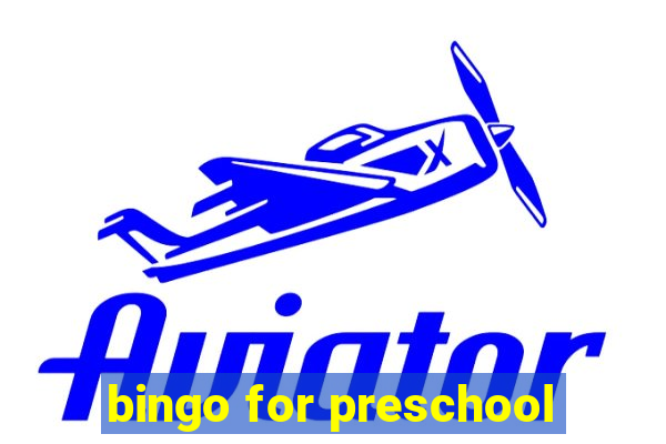 bingo for preschool