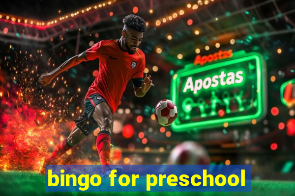 bingo for preschool