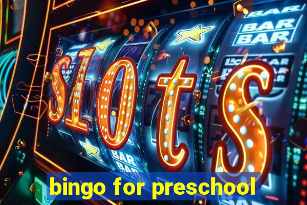 bingo for preschool