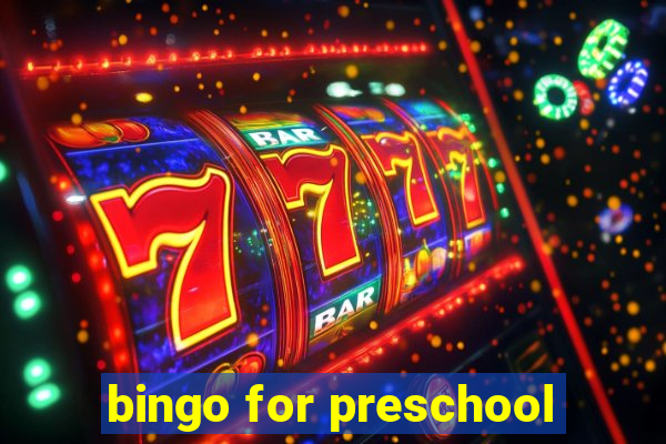 bingo for preschool