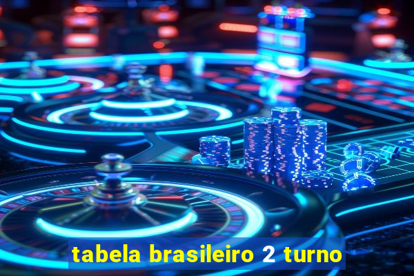 tabela brasileiro 2 turno