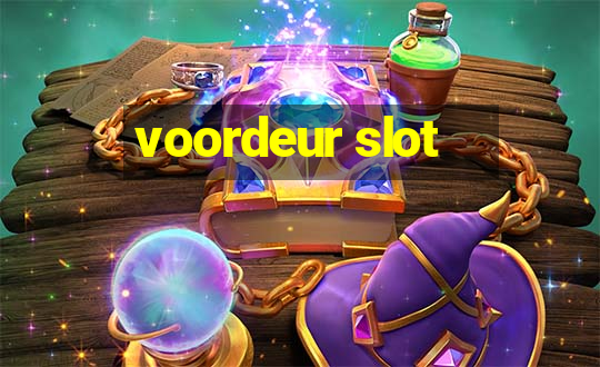 voordeur slot