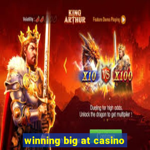 winning big at casino