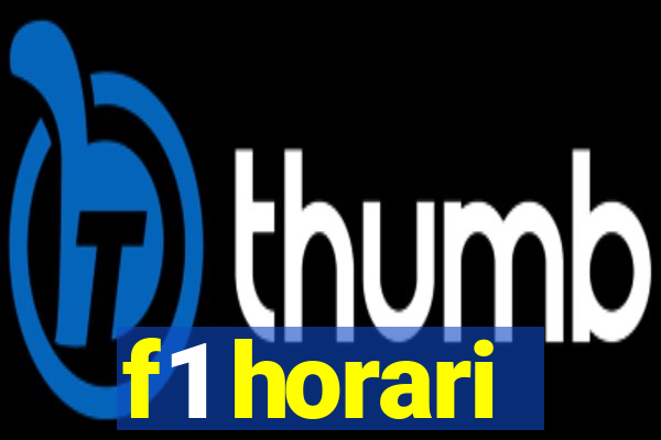 f1 horari