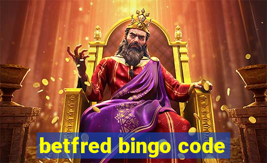 betfred bingo code