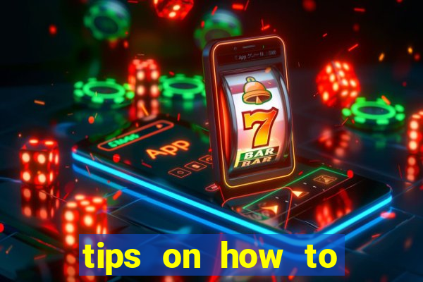 tips on how to win playing slot machines