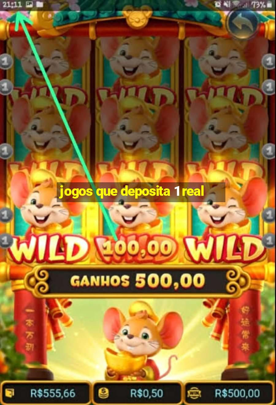 jogos que deposita 1 real