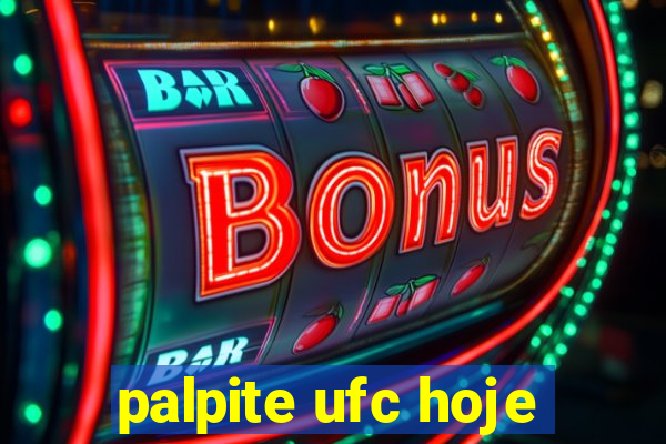 palpite ufc hoje