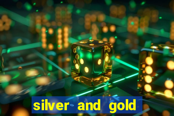 silver and gold slot machine