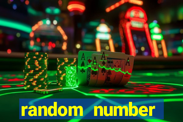 random number generator bingo