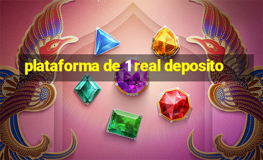 plataforma de 1 real deposito