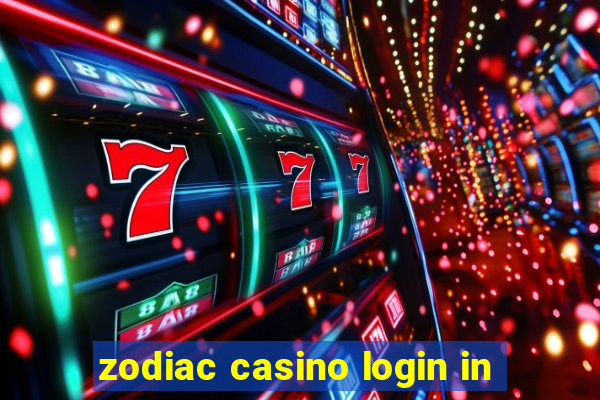 zodiac casino login in