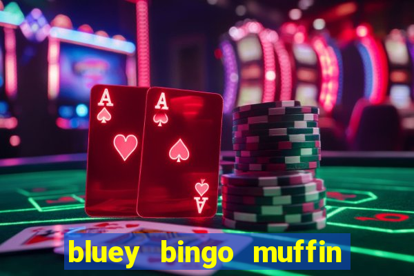 bluey bingo muffin and socks