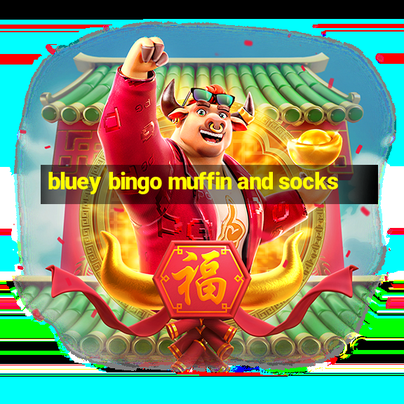 bluey bingo muffin and socks