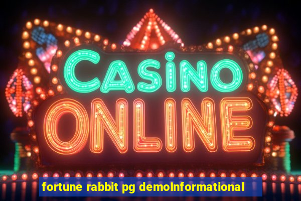 fortune rabbit pg demoInformational