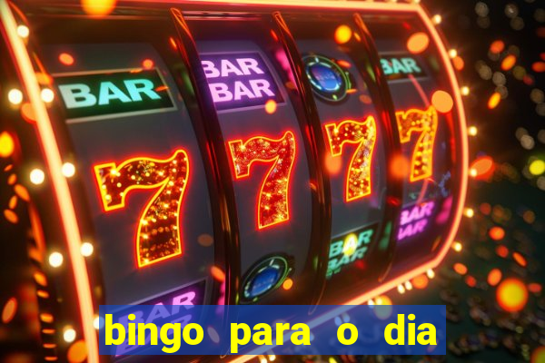 bingo para o dia da mulher