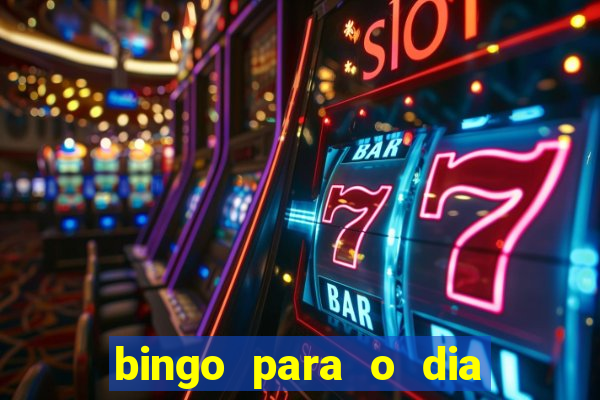 bingo para o dia da mulher