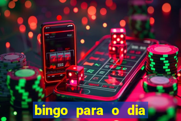 bingo para o dia da mulher