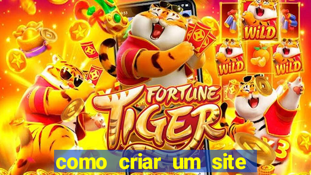 como criar um site de jogos