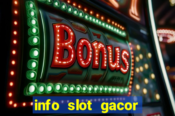 info slot gacor hari ini pragmatic play