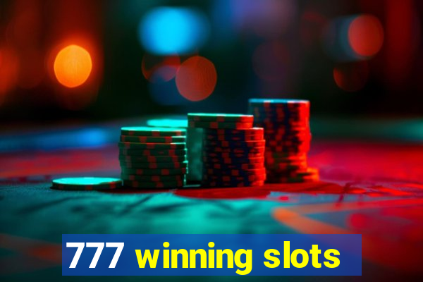 777 winning slots