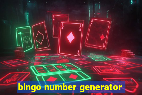 bingo number generator