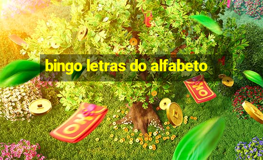 bingo letras do alfabeto