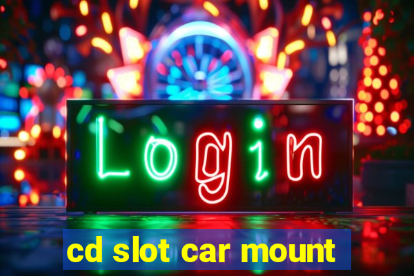 cd slot car mount