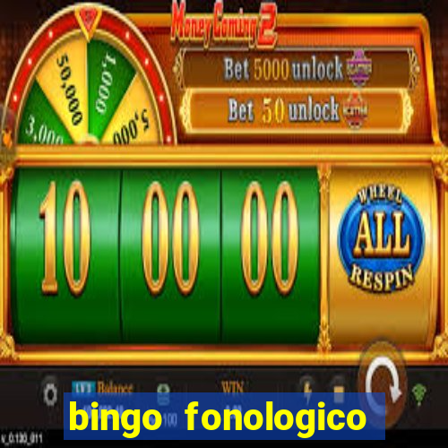 bingo fonologico para imprimir