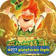 w777 plataforma login