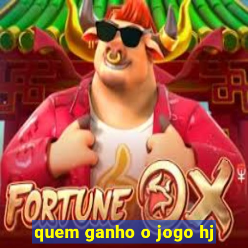 quem ganho o jogo hj