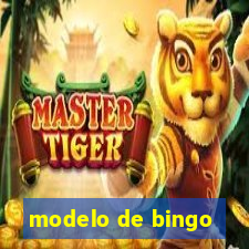 modelo de bingo