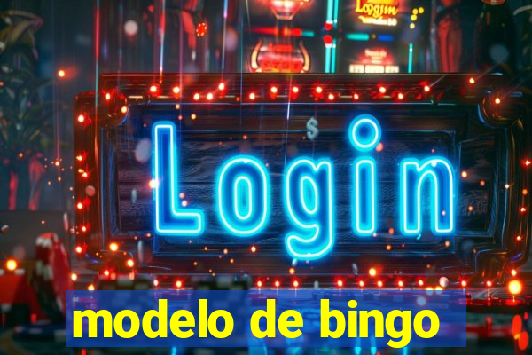 modelo de bingo