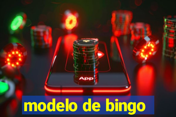 modelo de bingo